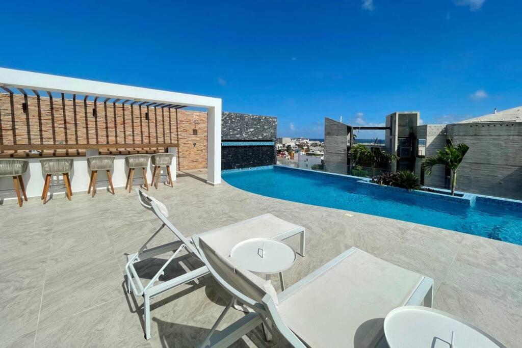 Downtown With Rooftop Pool - Walk To 5th Ave & The Apartamento Playa del Carmen